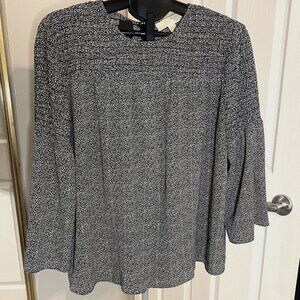 MICHAEL Michael Kors Women Flowy Blouse Size L Cinched At Top